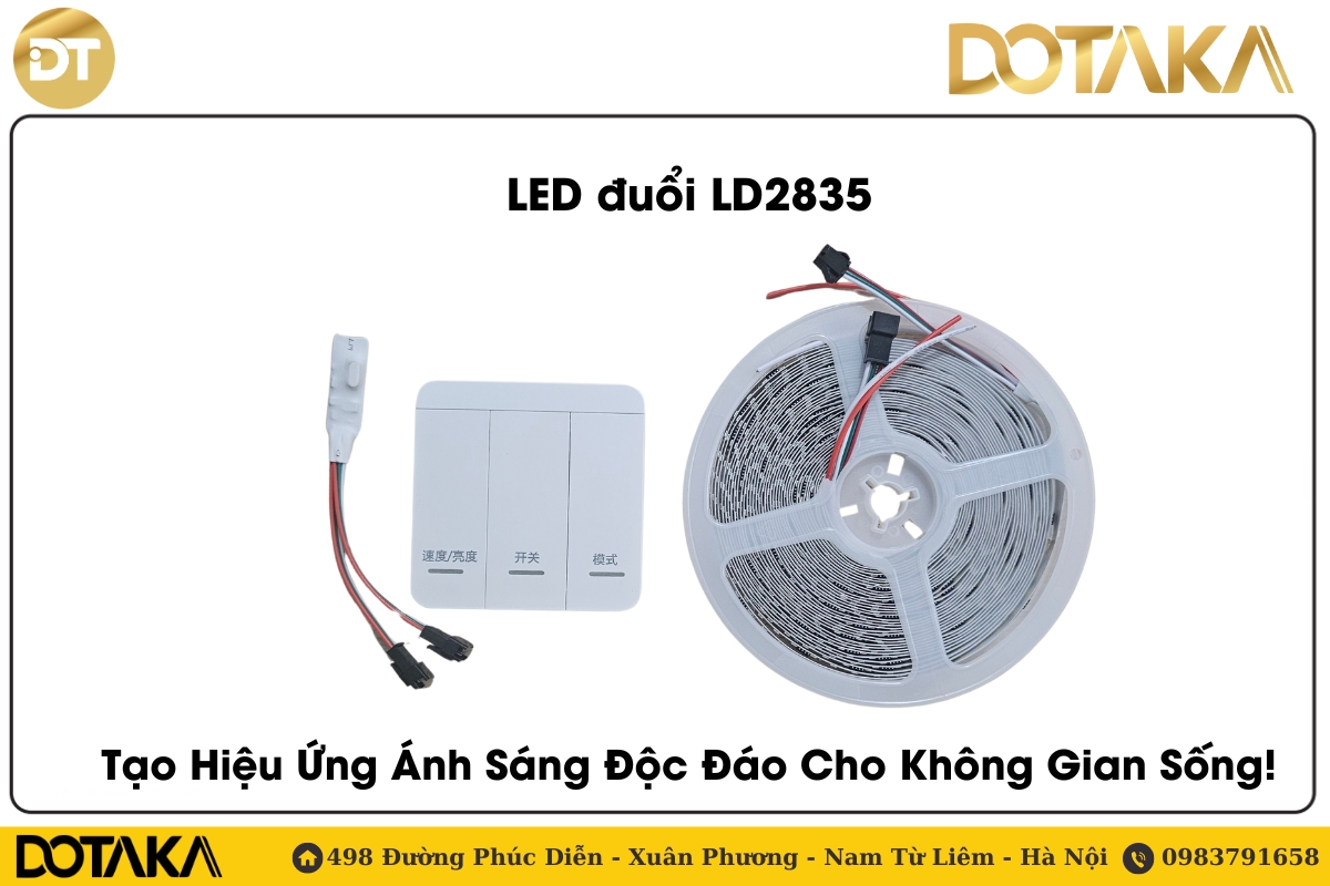 LED Đuổi LD2835 – Giải Pháp Chiếu Sáng Hiện Đại Cho Mọi Không Gian